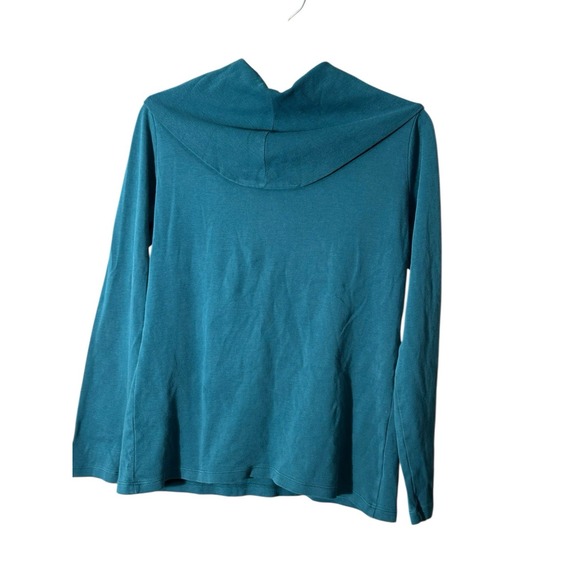 Peruvian Connection 100% Pima Cotton Large Shirt Skirt Set Women's Blue #R13-5 - Picture 11 of 15